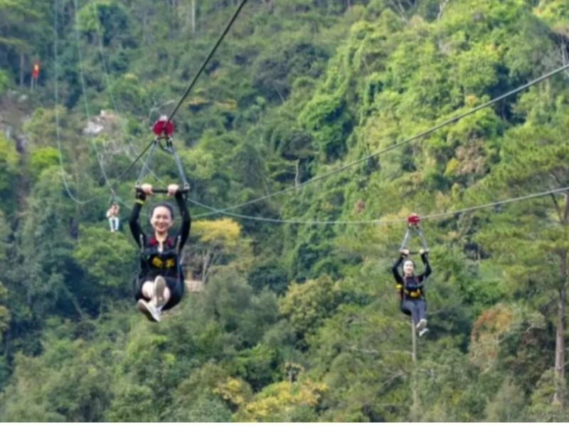 Adventure at Datanla Waterfall: Zipline & Alpine Coaster Thrills with Dalat Easyrider” 🚵🌿💦